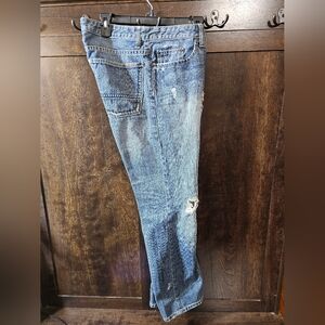Kenneth Cole Blue Straight Denim Jeans Timeless Style